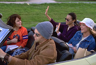 Crossroads gang in the convertible